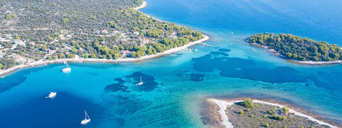 Visite privée du Blue Lagoon et des 3 îles depuis Trogir